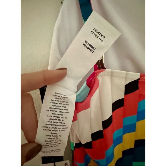 NWT La Blanca Slice Of Paradise One Piece Swimsuit  Size 10 - Picture 9 of 11